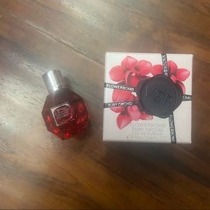 New Travel Mini Viktor&Rolf Flowerbomb Ruby Orchid Eau de Parfum Perfume .24oz